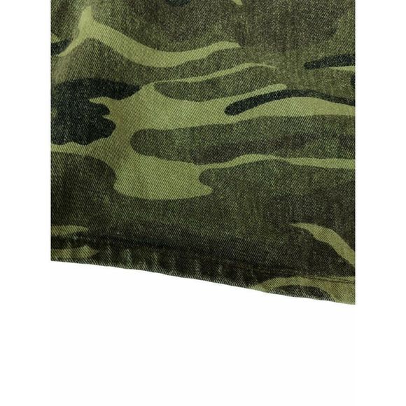 Women’s forever 21 green camo striped mini skirt s - Picture 5 of 7